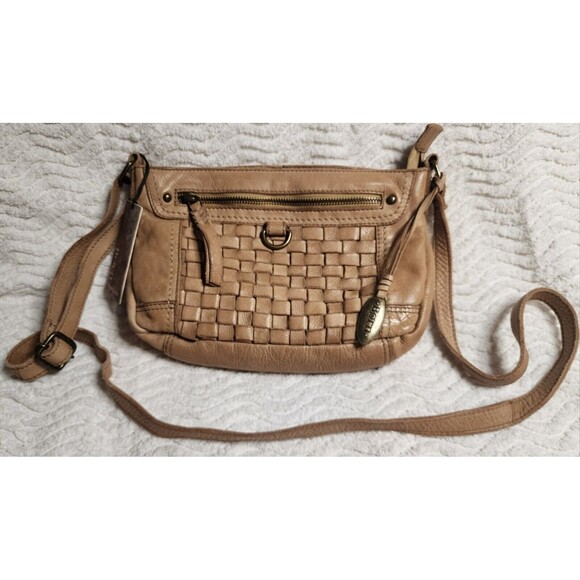NeW B.O.C. Born Concept Shoulder Crossbody WOVEN Purse Hand Bag NaturalColor NWT - Picture 1 of 7